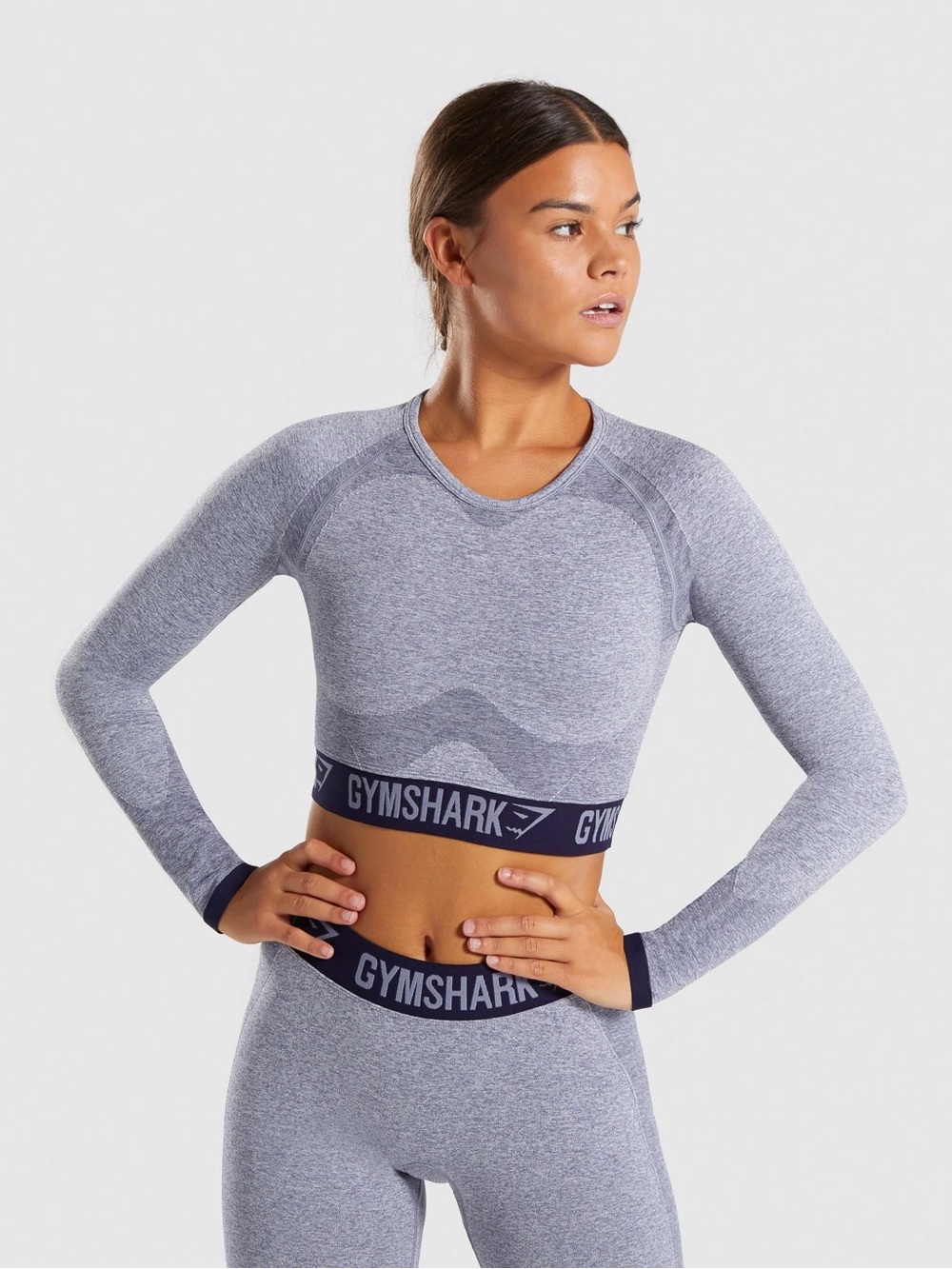 GYMSHARK FLEX LONG SLEEVE CROP